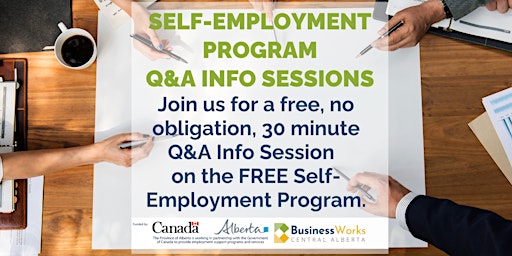 Hauptbild für Self-Employment Program Info Sessions
