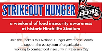Strikeout Hunger with SPCDC and the New Jersey Jackals primary image