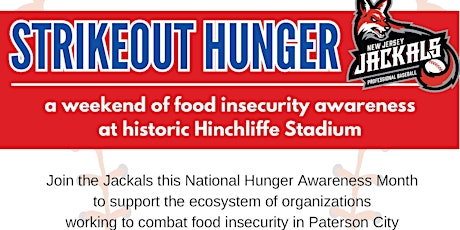 Strikeout Hunger with SPCDC and the New Jersey Jackals