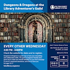 Dungeons & Dragons at the Library Adventurer's Guild