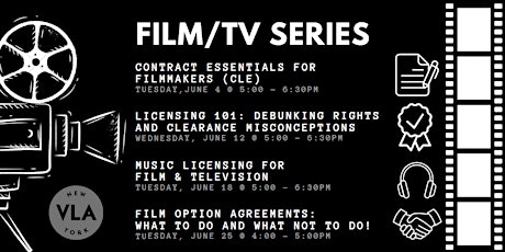 Immagine principale di FILM/TV Essentials: Four-Part Workshop Series 