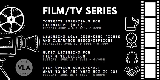 Hauptbild für FILM/TV Essentials: Four-Part Workshop Series