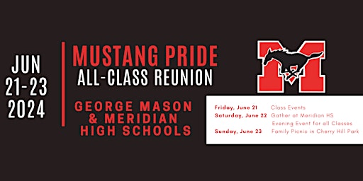 Imagem principal do evento Mustang Pride! - GMMAA All-Class Reunion