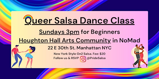 Queer Salsa Classes for Beginners on Sundays primary image