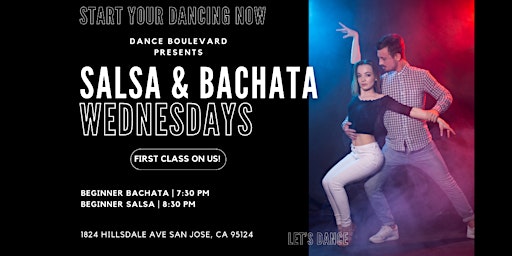 Primaire afbeelding van Beginning Salsa & Bachata Group Classes