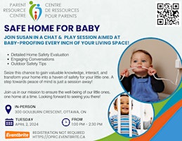 Primaire afbeelding van PRC Parent Chat and Play: Safe Home for Baby