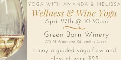 Imagen principal de Wellness & Wine Yoga @ Green Barn Winery