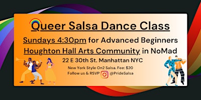 Queer Salsa Classes for Advanced Beginners on Sundays primary image