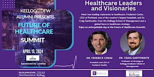 Hauptbild für Northwestern University | Kellogg DFW Presents Future of Healthcare Summit