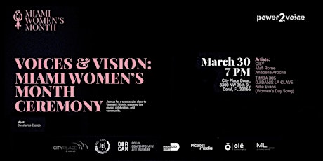 Voices & Vision: Miami Women's Month Ceremony