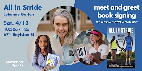 Image principale de Meet n' Greet with Johanna Garton, Elvin Kibet and Kathrine Switzer