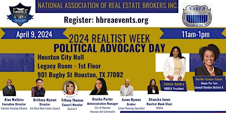 2024 Realtist Week on Political Advocay Day