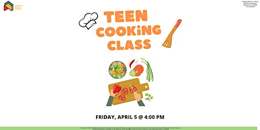 Imagen principal de Teen Cooking Class at Haskett Branch