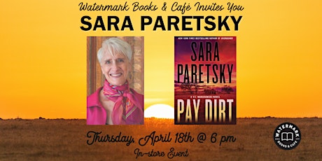 Watermark Books & Café Invites You to Sara Paretsky