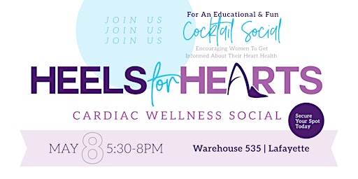 Hauptbild für Heels for Hearts: Cardiac Wellness Social (Lafayette)