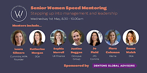 WiPA Speed Mentoring: Stepping up into management and leadership primary image