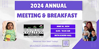 Image principale de Healthy Start Coalition of Pinellas 2024 Annual Meeting