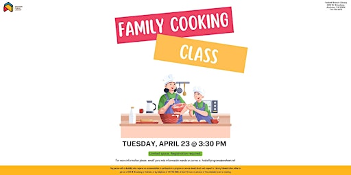 Primaire afbeelding van Family Cooking Class at Haskett Branch