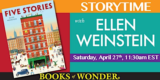 Imagen principal de Storytime | Five Stories by Ellen Weinstein