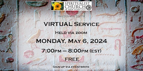SCNYC May 6, 2024 Virtual Service