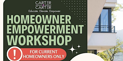 Immagine principale di Homeowner Empowerment Workshop 