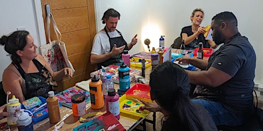 Image principale de Paint with Intention : Positive Psychology Infused Mindful  Art Workshop