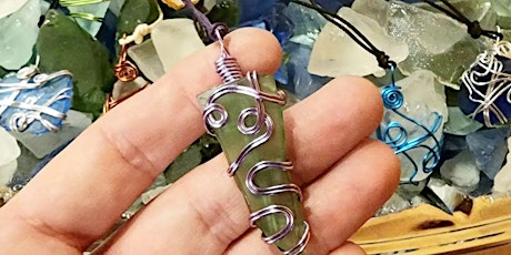 Wire Wrap Sea Glass at Cheshire Brewing!