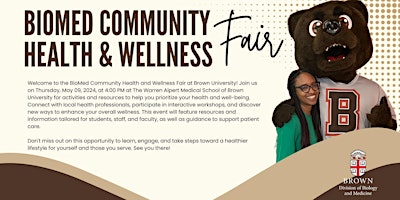Primaire afbeelding van BioMed Community Health & Wellness Fair at Brown University