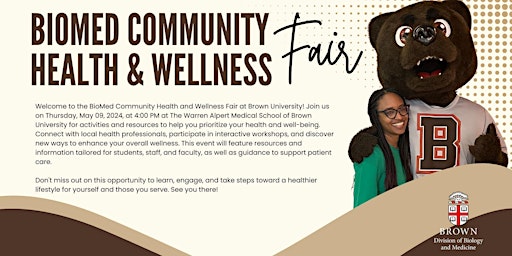 BioMed Community Health & Wellness Fair at Brown University  primärbild