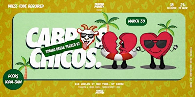 Hauptbild für Cabros Chicos Spring Break Perreo v2  - 18+ Latin & Reggaetón Dance Party