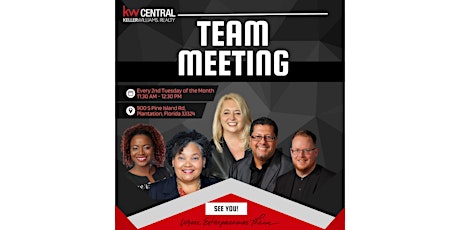 April 25 - KW Central Team Meeting