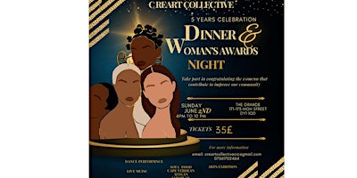 Primaire afbeelding van Woman's Award Celebrating 5 years of CReART Collective