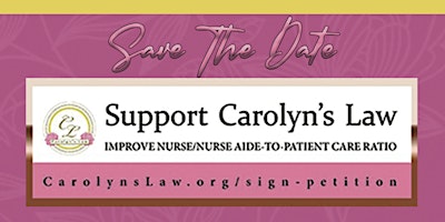 Imagem principal do evento Nursing Facility Patients’ Bill of Rights, Known as Carolyn's Law Petition