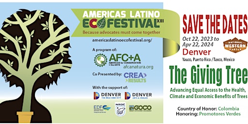 Primaire afbeelding van XIII Americas Latino Eco Festival: The Giving Tree Equity Summit