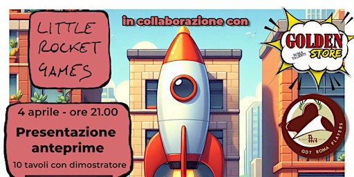 Primaire afbeelding van Little Rocket Games @Golden Store Roma Talenti & GdT Roma Players