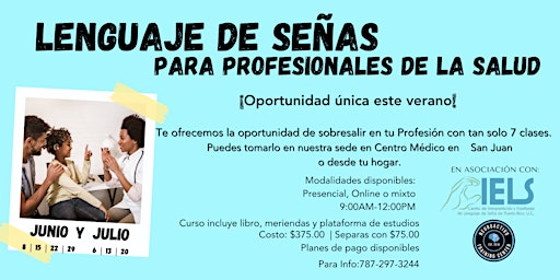 Hauptbild für Lenguaje de Señas para Profesionales de la Salud