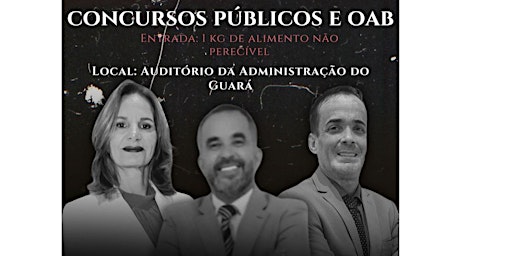 Primaire afbeelding van Aulão solidário preparatório para concursos públicos e OAB