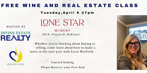 Free Wine and Real Estate Class primary image