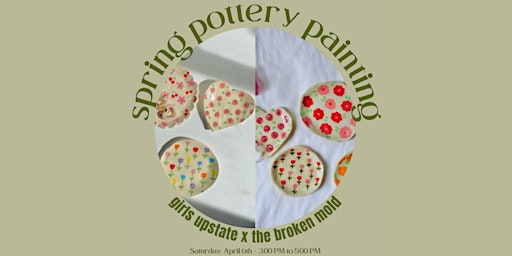 Imagem principal do evento Spring Pottery Painting