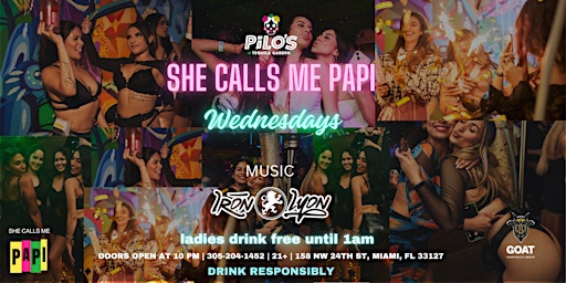 SHE CALLS ME PAPI WEDS ' LADIES NIGHT primary image