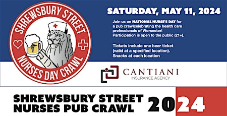 Shrewsbury Street Nurses Day Pub Crawl 2024