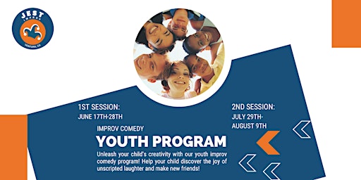 Primaire afbeelding van Jest Improv Summer Youth Program 2024!