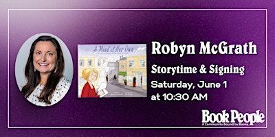 Imagem principal do evento BookPeople Presents: Robyn McGrath - A Mind of Her Own