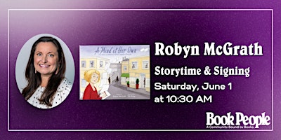 Primaire afbeelding van BookPeople Presents: Robyn McGrath - A Mind of Her Own