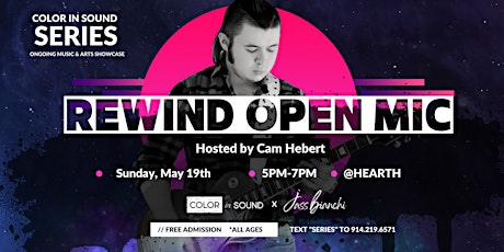 REWIND Open Mic hosted by Cam Hebert