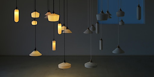 Immagine principale di Casting Light -  Exhibition of Porcelain Pendant Lighting by Tobimatsu Toki 