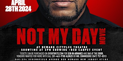 Imagem principal do evento Not My Day Movie Screening