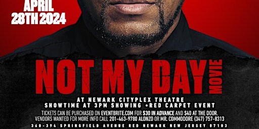 Imagen principal de Not My Day Movie Screening