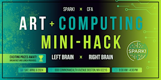 Imagem principal do evento BU Spark! Art + Computing Mini-Hack
