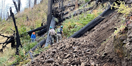 Clackamas River Trail -tread restoration